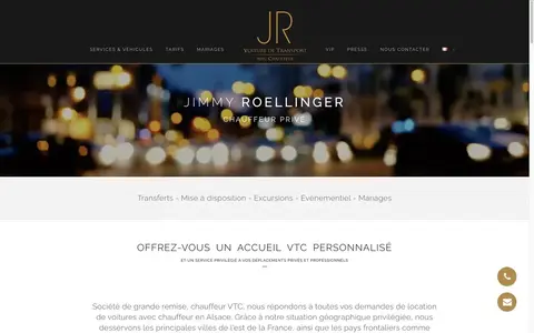 Site JR - page d'accueil